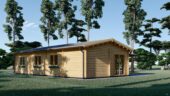 Blockbohlenhaus SEEFELD (44+44 mm) · 105 m² · Extra Isoliert – Bild 5
