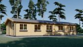 Blockbohlenhaus BOZEN (66mm), 15x6m, 90m² – Bild 3