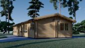 Blockbohlenhaus BOZEN (66mm), 15x6m, 90m² – Bild 4
