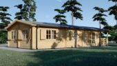 Blockbohlenhaus DORIS (44+44 mm) · 63 m² mit Terrasse – Bild 3