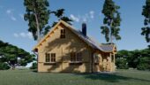 Blockbohlenhaus ERNI (66 mm) 70 m² – Bild 5