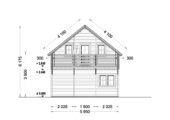 Blockbohlenhaus LISA (66mm) 108m² – Bild 11