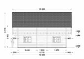 Blockbohlenhaus LISA (66mm) 108m² – Bild 12