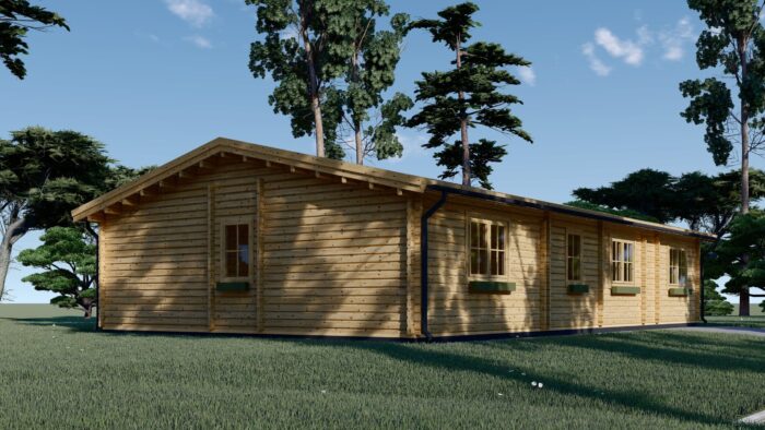 Blockbohlenhaus LIENZ (44+44 mm Isoliert) · 103 m² – Bild 4