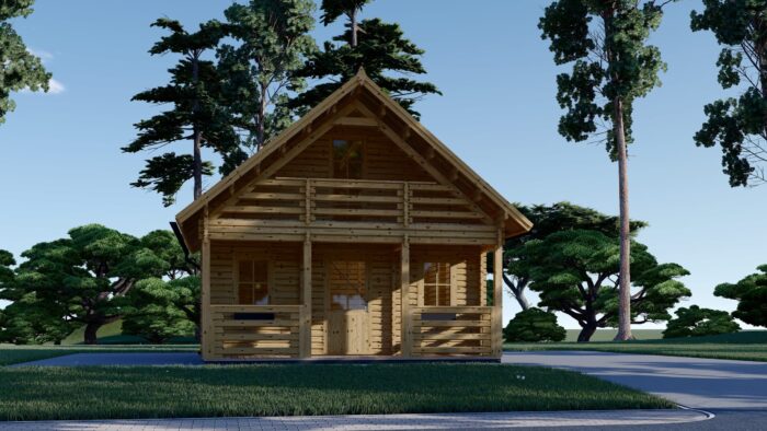 Blockbohlenhaus LANDSHUT (44 mm) · 50 m² – Bild 5