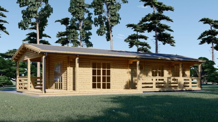 Blockbohlenhaus TRAUNSEE (44 mm) · 50 m² – Bild 2
