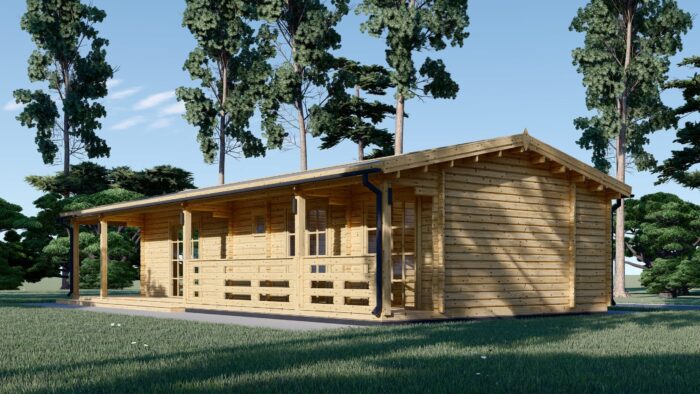 Blockbohlenhaus TRAUNSEE (44 mm) · 50 m² – Bild 3