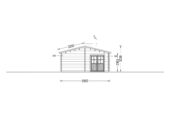 Blockbohlenhaus BOZEN (66mm), 15x6m, 90m² – Bild 10