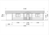 Blockbohlenhaus DORIS (44+44 mm) · 63 m² mit Terrasse – Bild 8