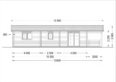 Blockbohlenhaus DORIS (44+44 mm) · 63 m² mit Terrasse – Bild 10