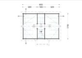 Blockbohlenhaus ERNI (66 mm) 70 m² – Bild 7