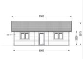Blockbohlenhaus GRAZ (44mm) 54m² – Bild 10
