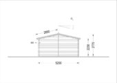 Blockbohlenhaus HANNES 42 m² + 10 m² Terrasse – Bild 10