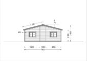 Blockbohlenhaus BERNAU (66 mm) 103 m² – Bild 9