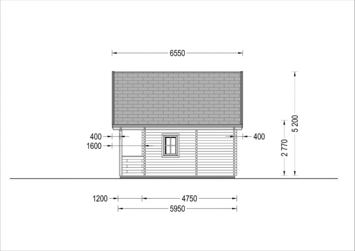 Blockbohlenhaus LANDSHUT (44 mm) · 50 m² – Bild 9