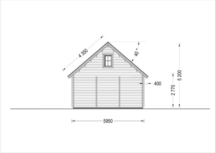 Blockbohlenhaus LANDSHUT (44 mm) · 50 m² – Bild 10