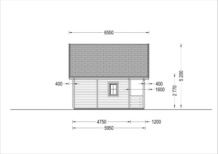 Blockbohlenhaus LANDSHUT (44 mm) · 50 m² – Bild 11