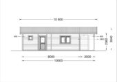 Blockbohlenhaus MATREI (44+44 mm Isoliert), 6x10m, 60m² – Bild 10