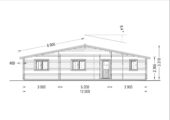 Blockbohlenhaus FLORENZ (66mm), 100m² + 20m² Terrasse – Bild 7