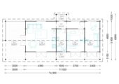 Blockbohlenhaus TRAUNSEE (44 mm) · 50 m² – Bild 6
