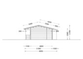 Blockbohlenhaus TRAUNSEE (44 mm) · 50 m² – Bild 9