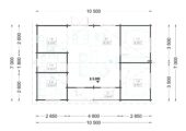 Blockbohlenhaus ULRICH, 70m² – Bild 6