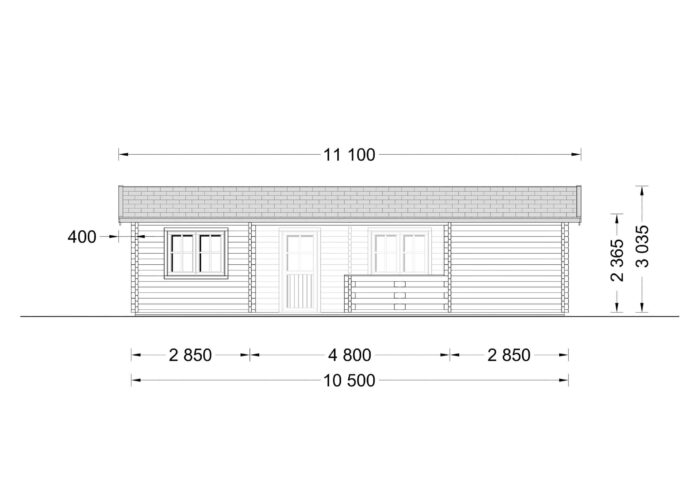 Blockbohlenhaus ULRICH, 70m² – Bild 7