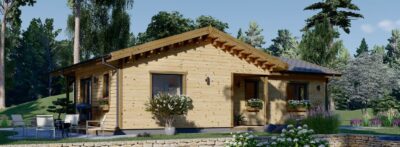 Bungalow Aurora Isoliert 66mm + Holzverschalung),63 m² – Bild 5
