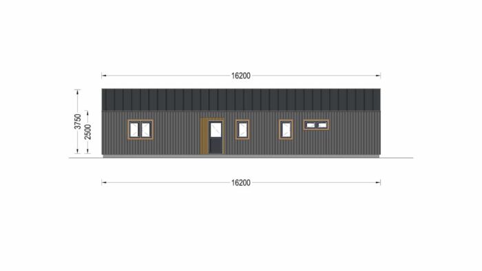 Wohnhaus Enns (66 mm + Holzverschalung) inkl. Isolierung, 130 m²