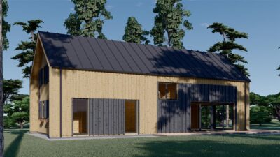 Holzhaus ALPINA(66 mm + Holzverschalung Isoliert ), 120 m² – Bild 5