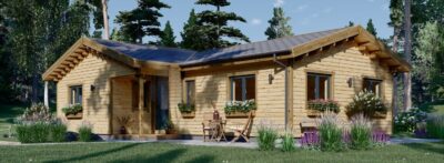 Bungalow Aurora Isoliert 66mm + Holzverschalung),63 m² – Bild 4