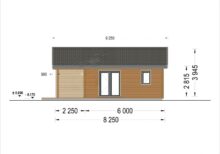 Bungalow Aurora Isoliert 66mm + Holzverschalung),63 m² – Bild 13