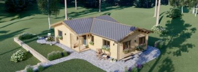 Bungalow Aurora Isoliert 66mm + Holzverschalung),63 m² – Bild 10