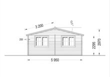Doppelgarage (44 mm) 6x6m mit Carport 3x6m, 54m² – Bild 8