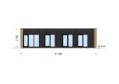 Holzhaus BERTA 2 (44 mm + Holzverschalung), 60 m² – Bild 12