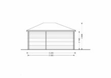 Gartenhaus KILIAN, 5x3m, 15m² – Bild 4