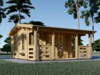 Premium Gartenhaus ROLAND 5x5 m, 25 m²