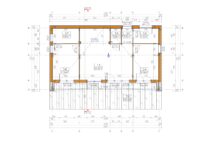 Holzhaus KULM 2 (66 mm + Holzverschalung) 63 m² Isoliert – Bild 8