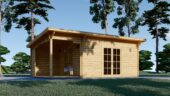 Premium Gartenhaus KARL (34mm) 5x4m, 20m² + 8m² Terrasse – Bild 2