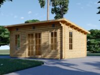 Gartenhaus aus Holz EBENSEE, 5x4 m, 20 m²