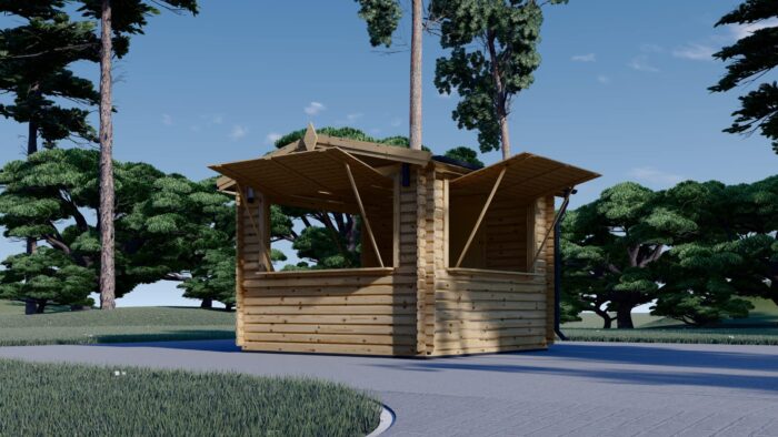 Verkaufsstand,44mm, 4x4 m, 16m² – Bild 2