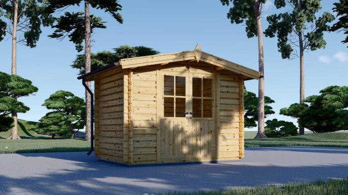 Gartenhaus aus Holz MIMI (28 mm), 3x2 m, 6 m² – Bild 1