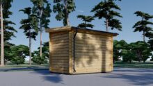 Gartenhaus aus Holz Kit (28mm), 3x2m, 6m² – Bild 3