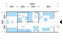Gartenhaus BRITA 4x10 m, 40 m² – Bild 8