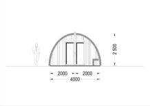 Gartenhaus BRITA 4x10 m, 40 m² – Bild 9