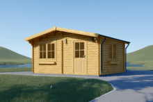 Premium Gartenhaus Donau,4x3m, 12m² – Bild 5