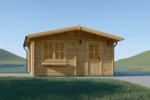 Premium Gartenhaus Donau,4x3m, 12m² – Bild 3