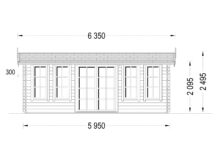 Gartenhaus DORA, 6x4 m, 24 m² – Bild 8