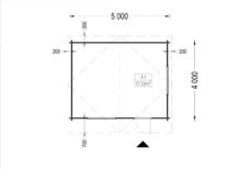 Gartenhaus Donau, 5x4m, 20m² – Bild 10