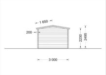 Premium Gartenhaus ELENA, 6.6 x 3 m, 20 m² – Bild 6